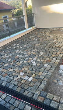 Terrasse gepflastert von Mali Pflasterungne in Graz