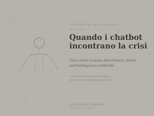 Quando i chatbot incontrano la crisi: cosa rivela il nuovo benchmark clinico sull'AI