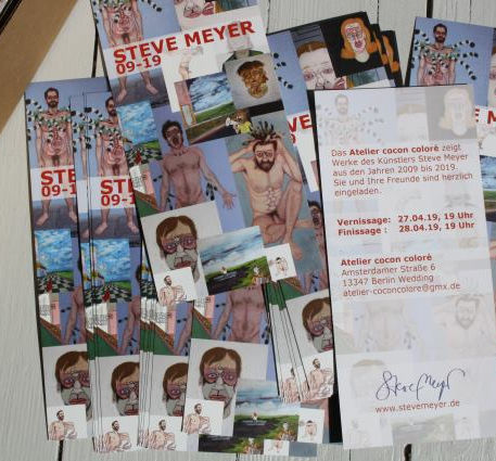 Steve Meyer Ausstellungsplakate und -informationen