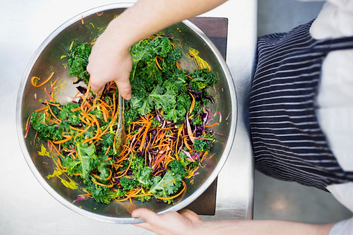 Preparing Salad