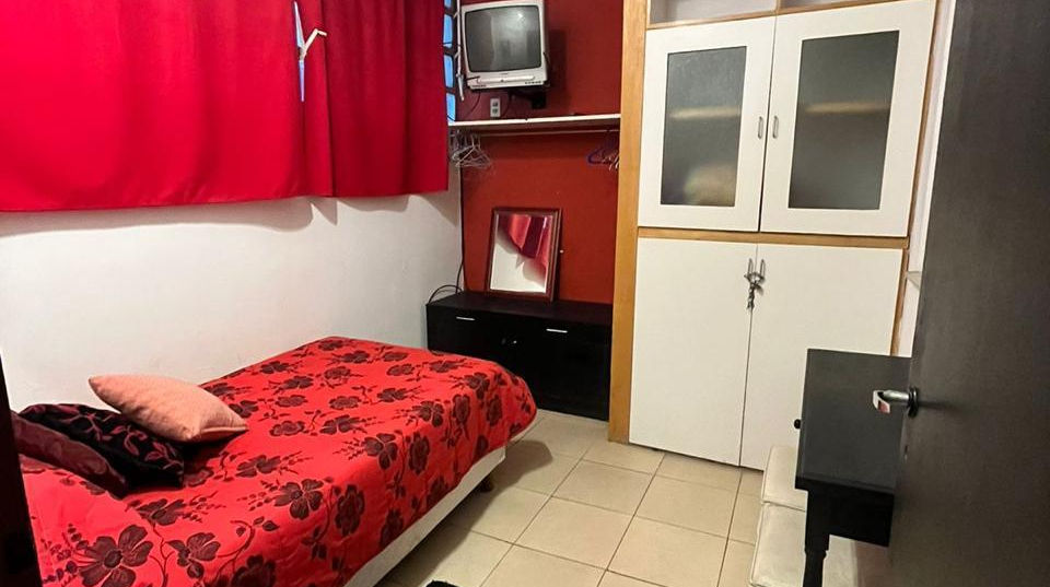 Private bedroom with study desk in Recoleta Buenos Aires apartment