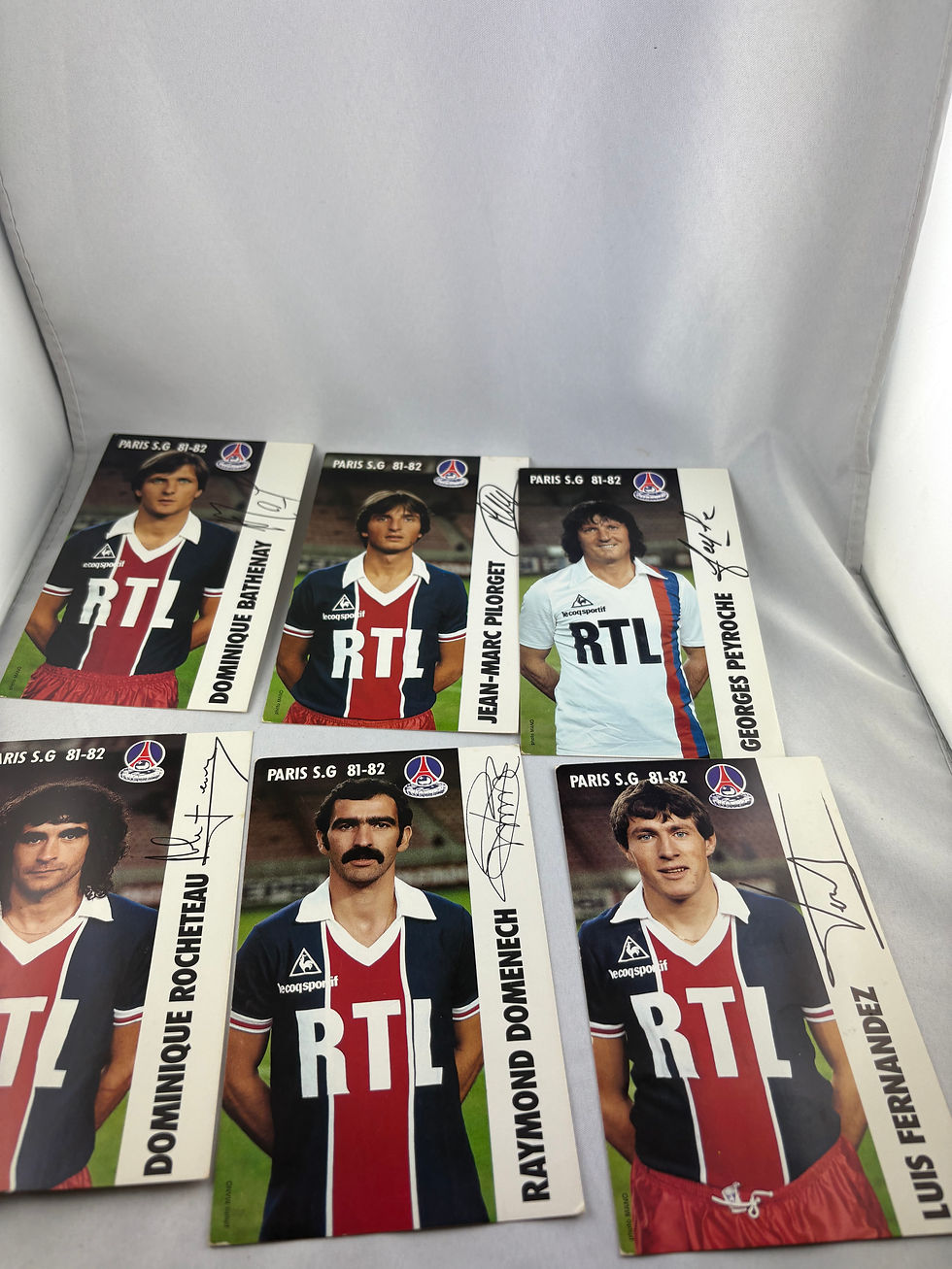 Miniature : Lot cartes football vintage Paris Saint Germain 1981/82