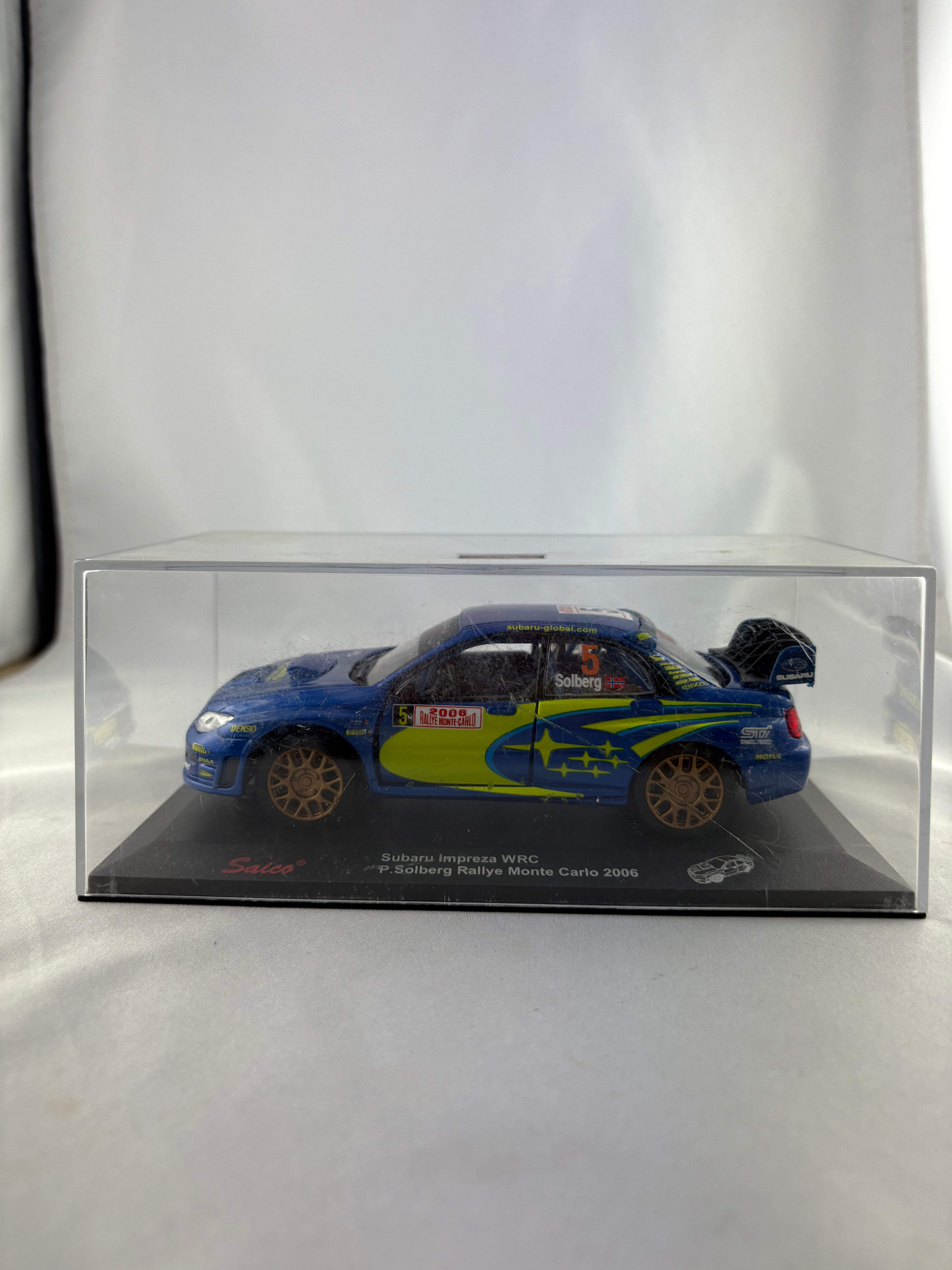 Voiture rallye miniature Solberg Subaru Impreza Monte Carlo 2006