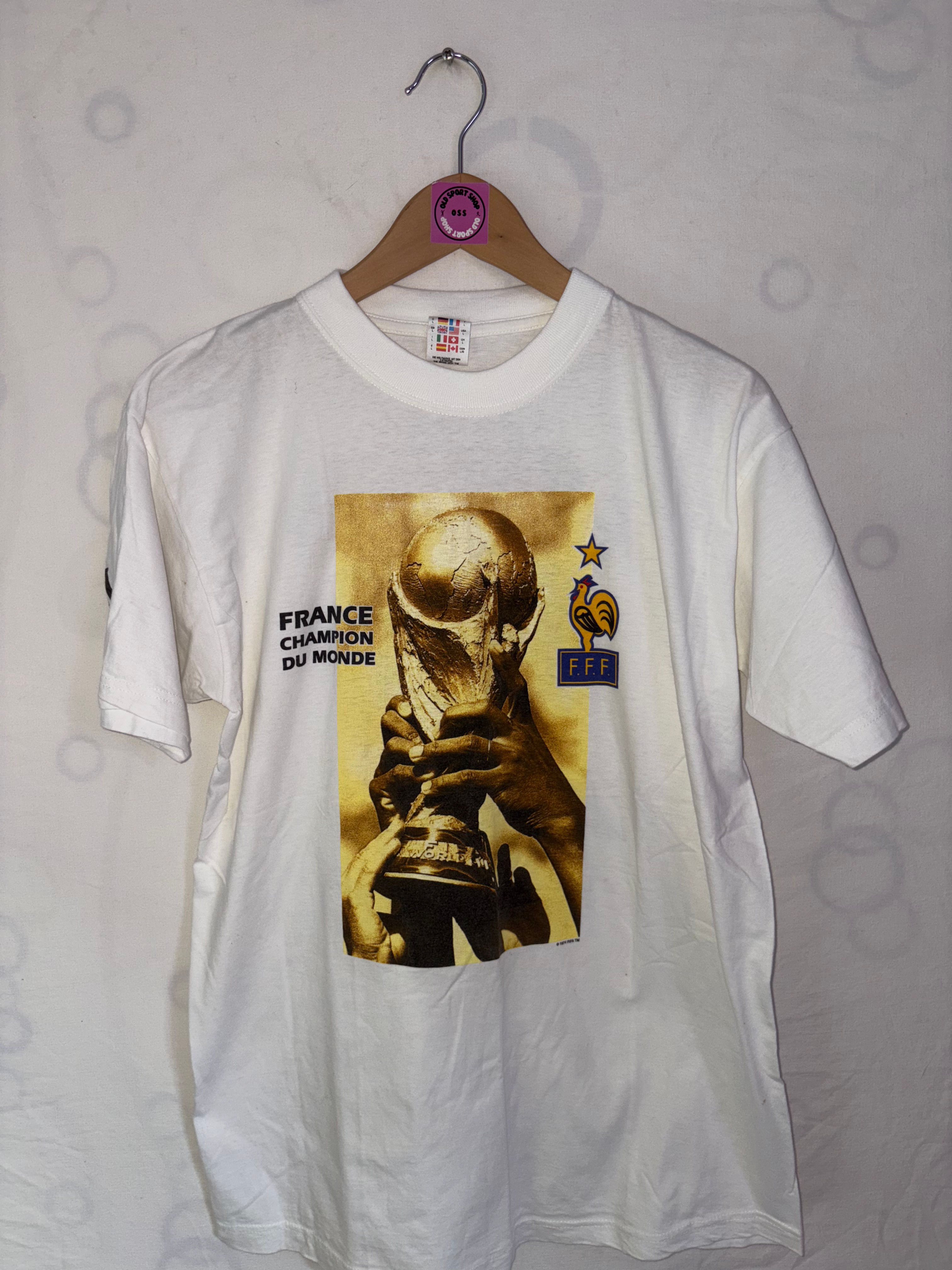T-shirt football champion du monde Équipe de France 1998