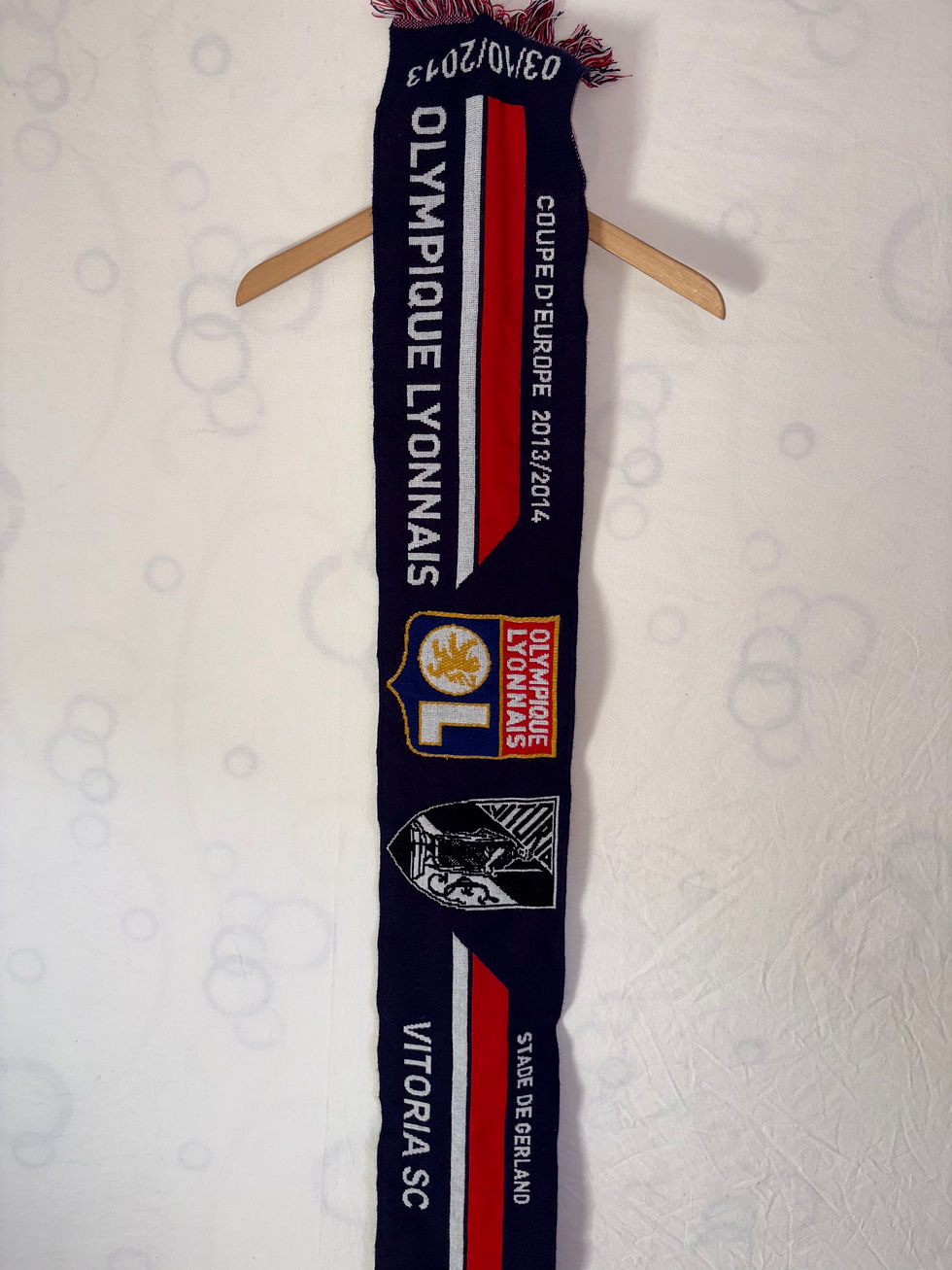 Miniature : Écharpe football Olympique Lyonnais Vitoria SC europa league