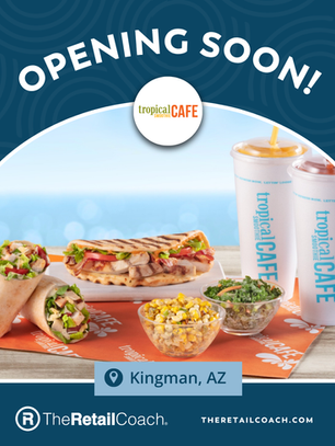 Opening Soon: Tropical Cafe in Kingman, AZ!