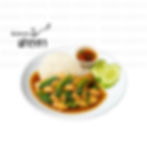 คะน้าน้ำมันหอยไก่ราดข้าว (Stir-Fried Kale with Chicken in Oyster Sauce with Rice)