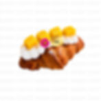 Croissant mango creamy