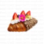 Croissant choco almond mixed berry ( ครัวซองช็อกกอัลมอนด์มิกซ์เบอร์รี่ )