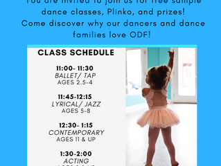 Free Dance Day IS BACK!