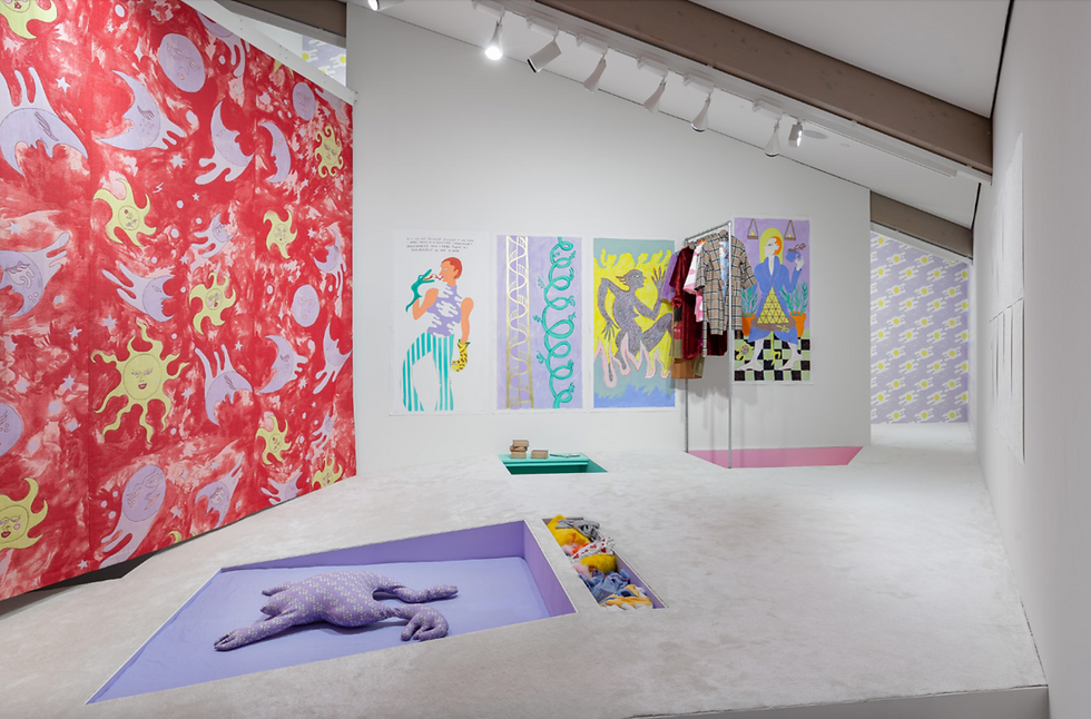 Constance Tenvik, A Journey Around My Room (2019). Installation view from Astrup Fearnley Museet. Photo: Christian Øen. Courtesy of the artist, Astrup Fearnley.