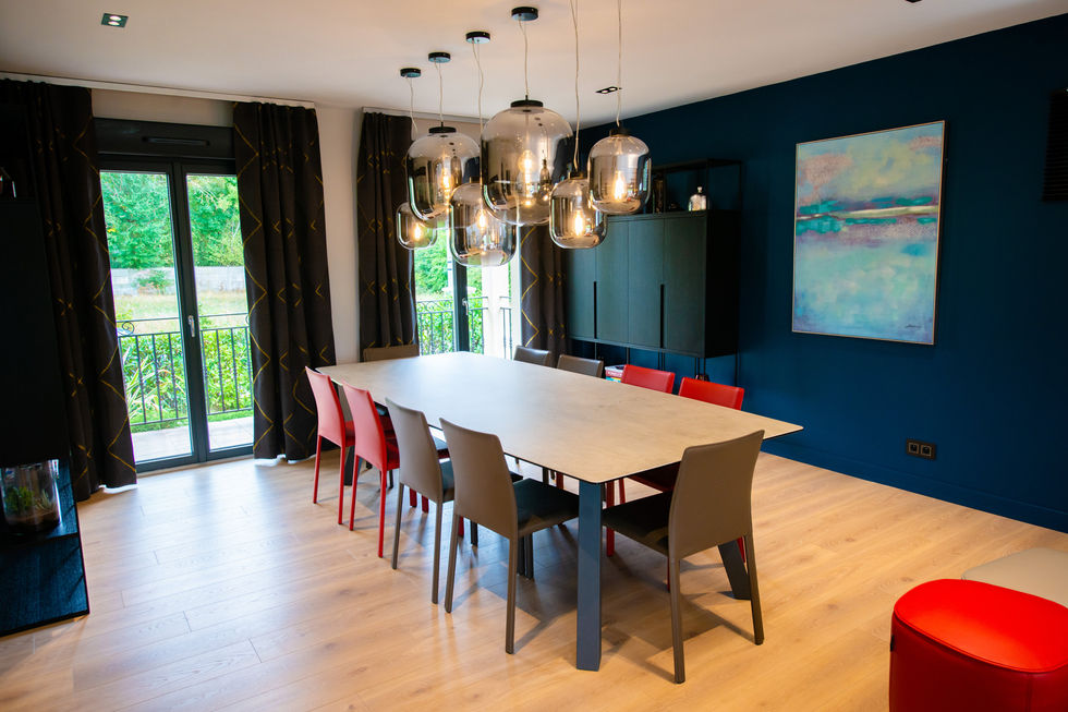 Vaires-sur-Marne architecte interieur salle a manger avec suspension – 1001 Idées