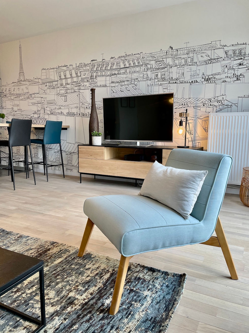 Décoration d'un Airbnb à Marne-la-Vallée