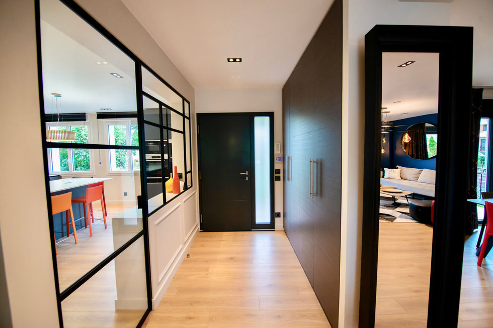 Vaires-sur-Marne-verriere sur mesure cuisine entree – 1001 Idées, architecte d'intérieur