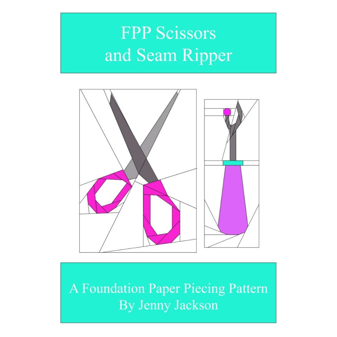 FPP Scissors & Seam Ripper Pattern - Digital Download