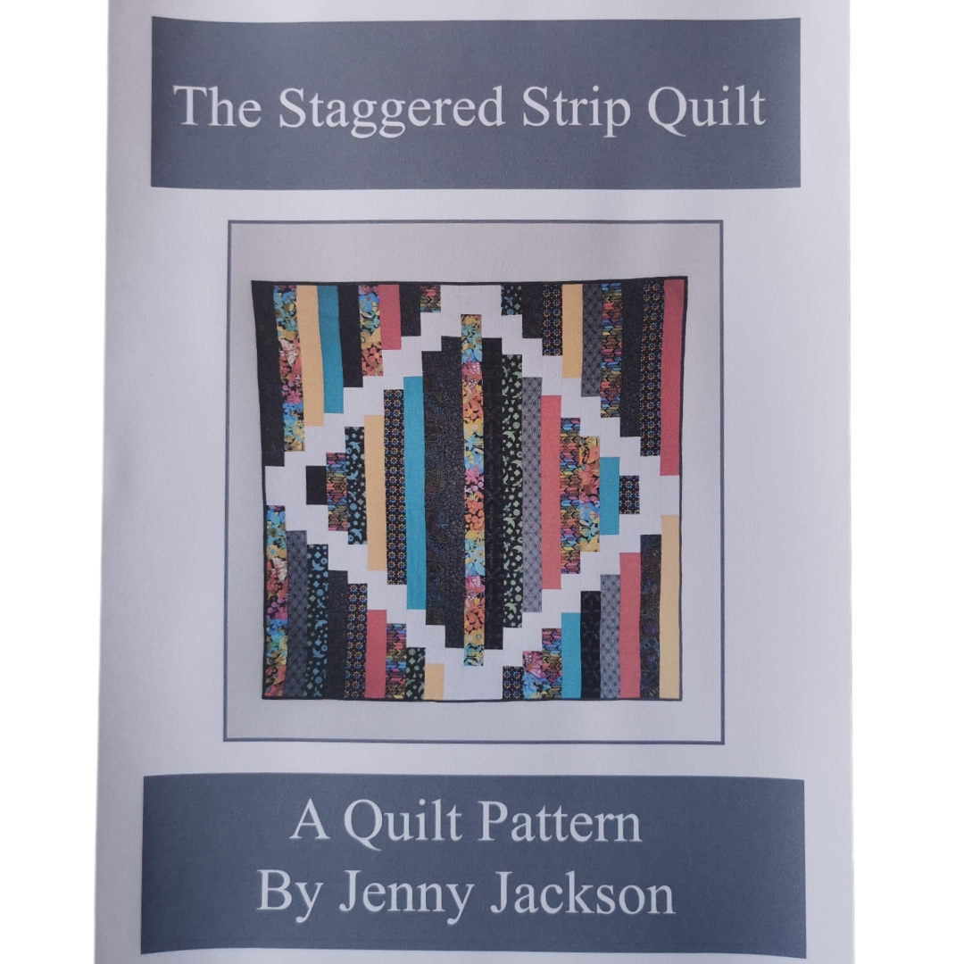 The Staggered Strip Quilt Pattern PDF  DOWNLOAD ONLY