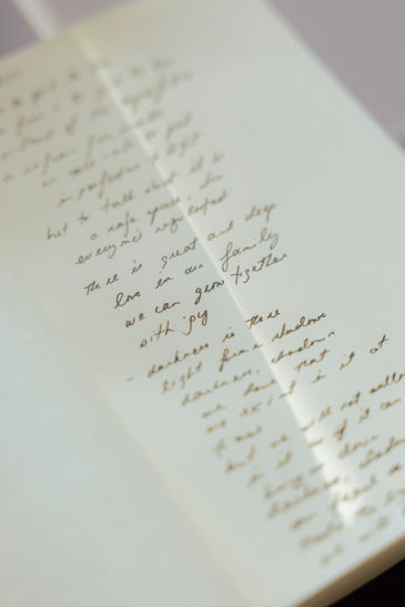 A handwritten journal entry
