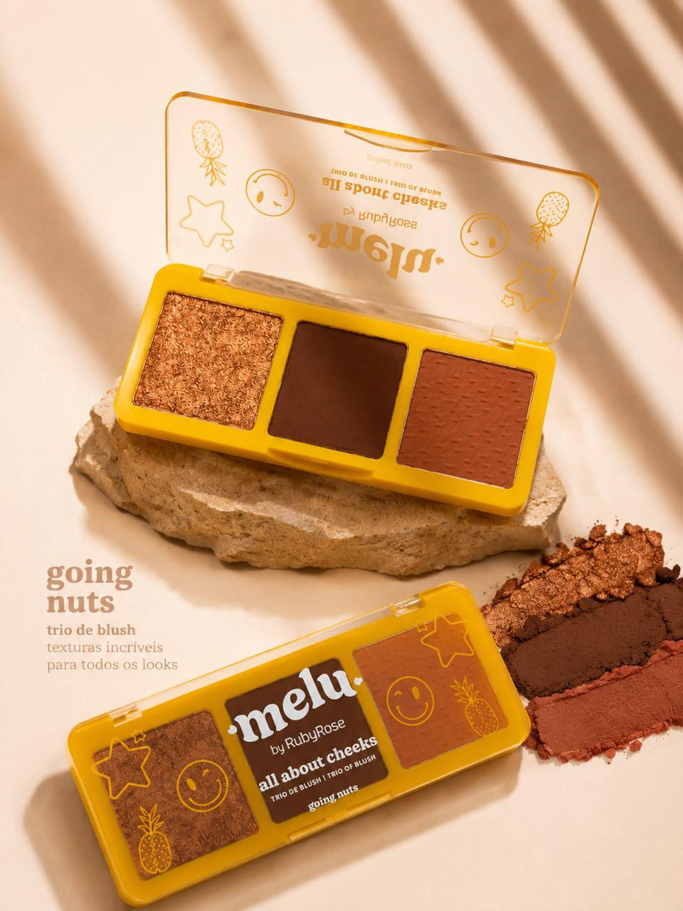 Miniatura: TRIO DE BLUSH ALL ABOUT CHEEKS - MELU
