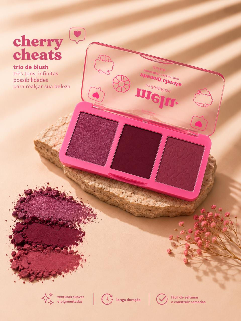 Miniatura: TRIO DE BLUSH ALL ABOUT CHEEKS - MELU