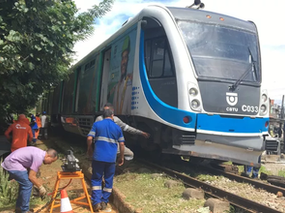 CBTU suspende viagens da Linha Sul por tempo indeterminado após trem descarrilar