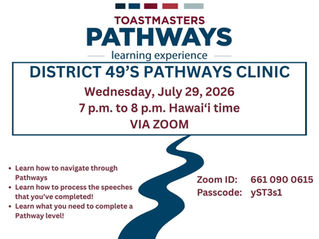 PATHWAYS CLINIC 7/29!
