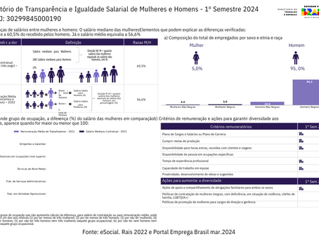 Relatório de transparência salarial