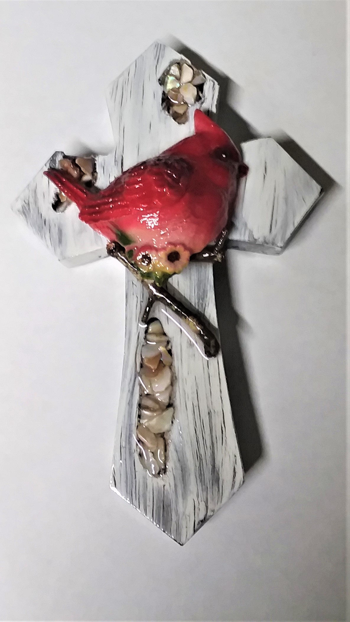 Red bird crackle-small