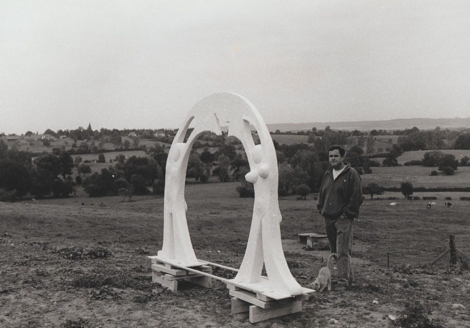 The arch of liberty maquette