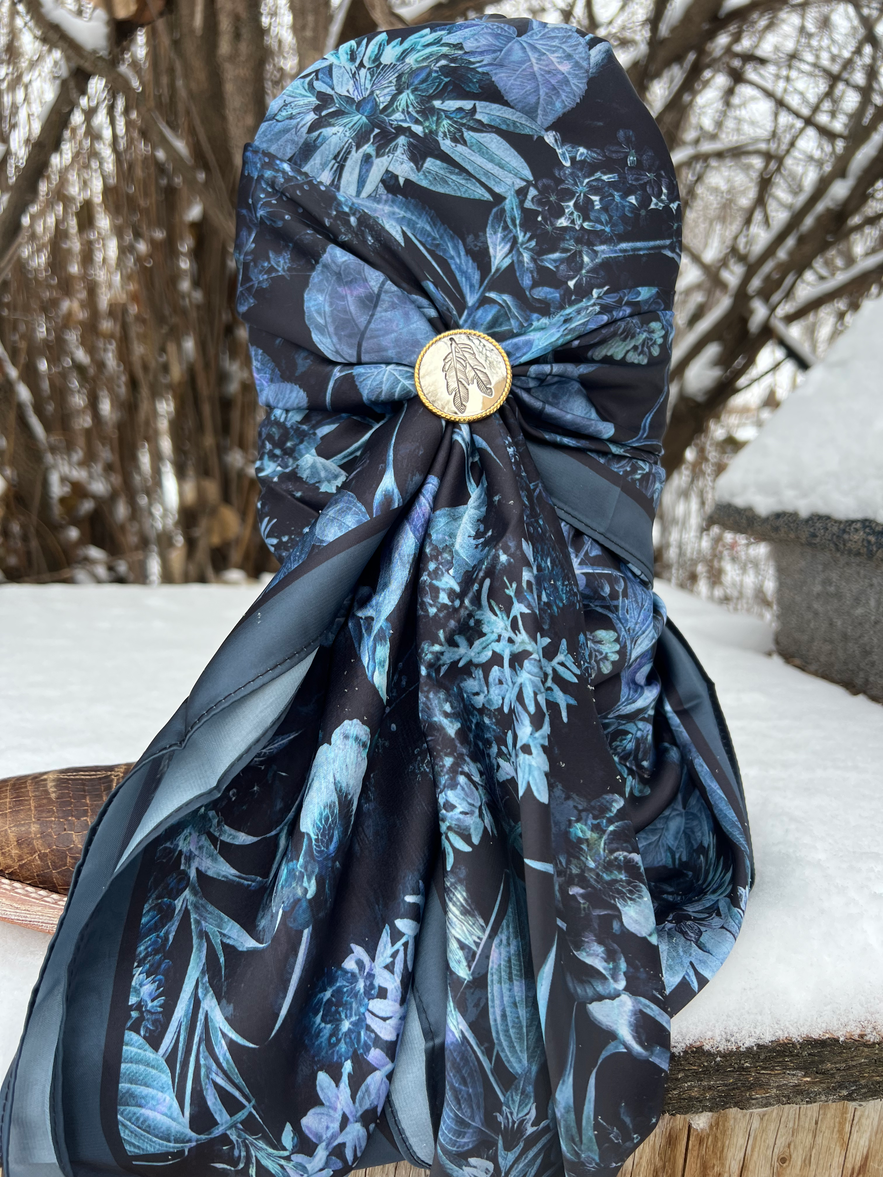 Moody Garden Shadows Silk