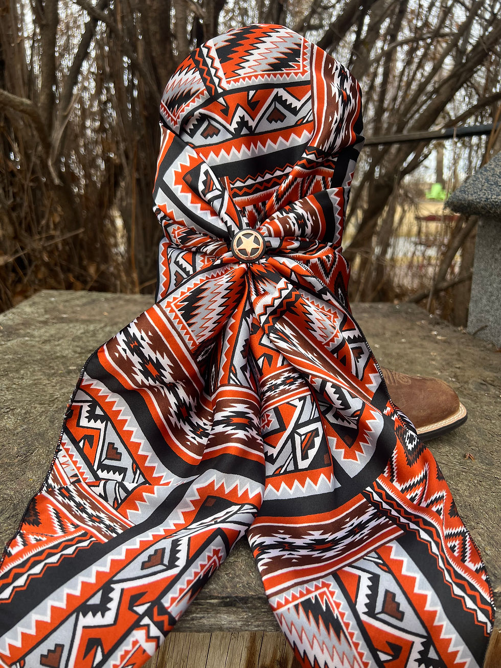 Orange/Black Navajo /