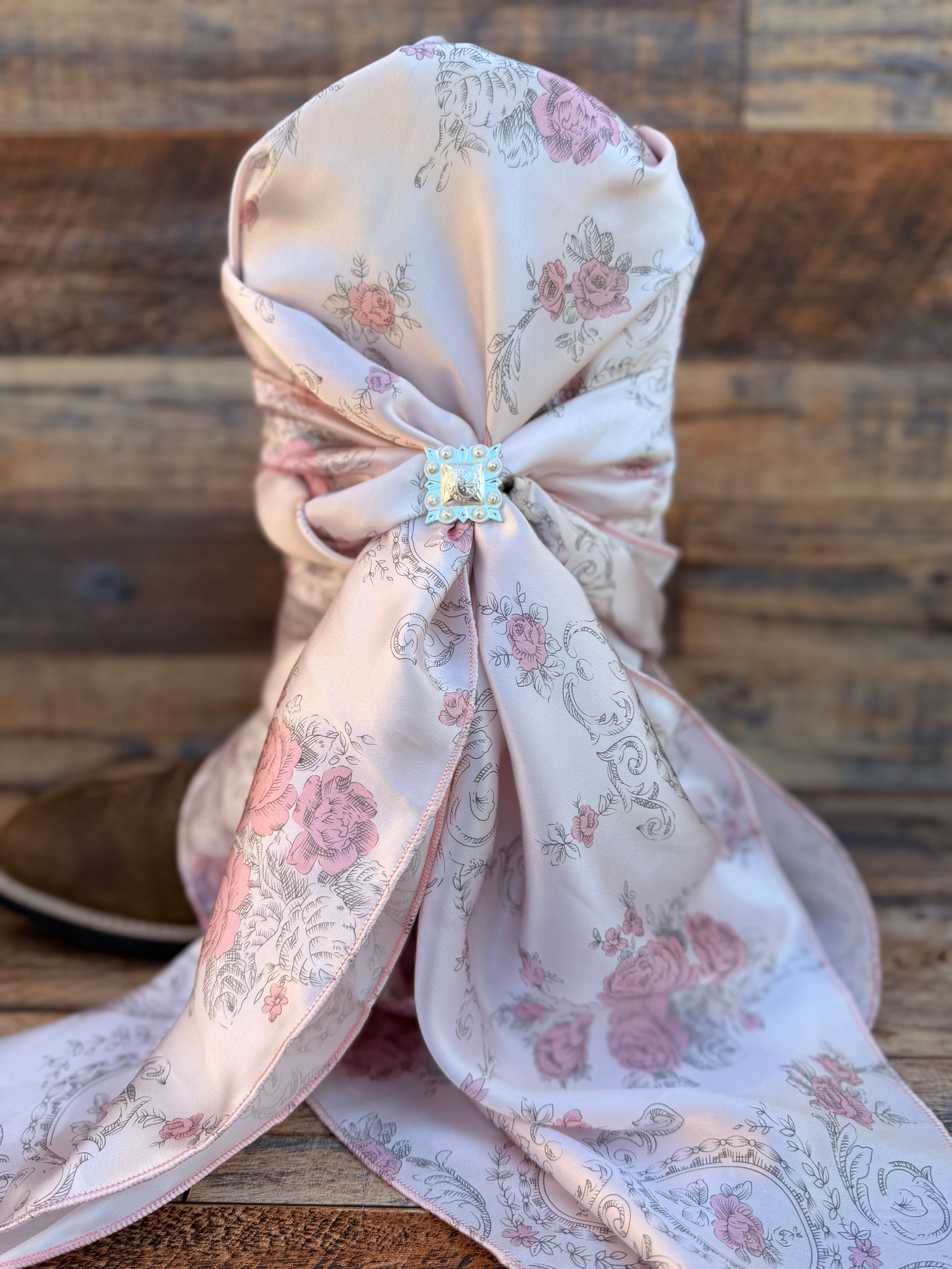 Soft Pink Flowers Silk