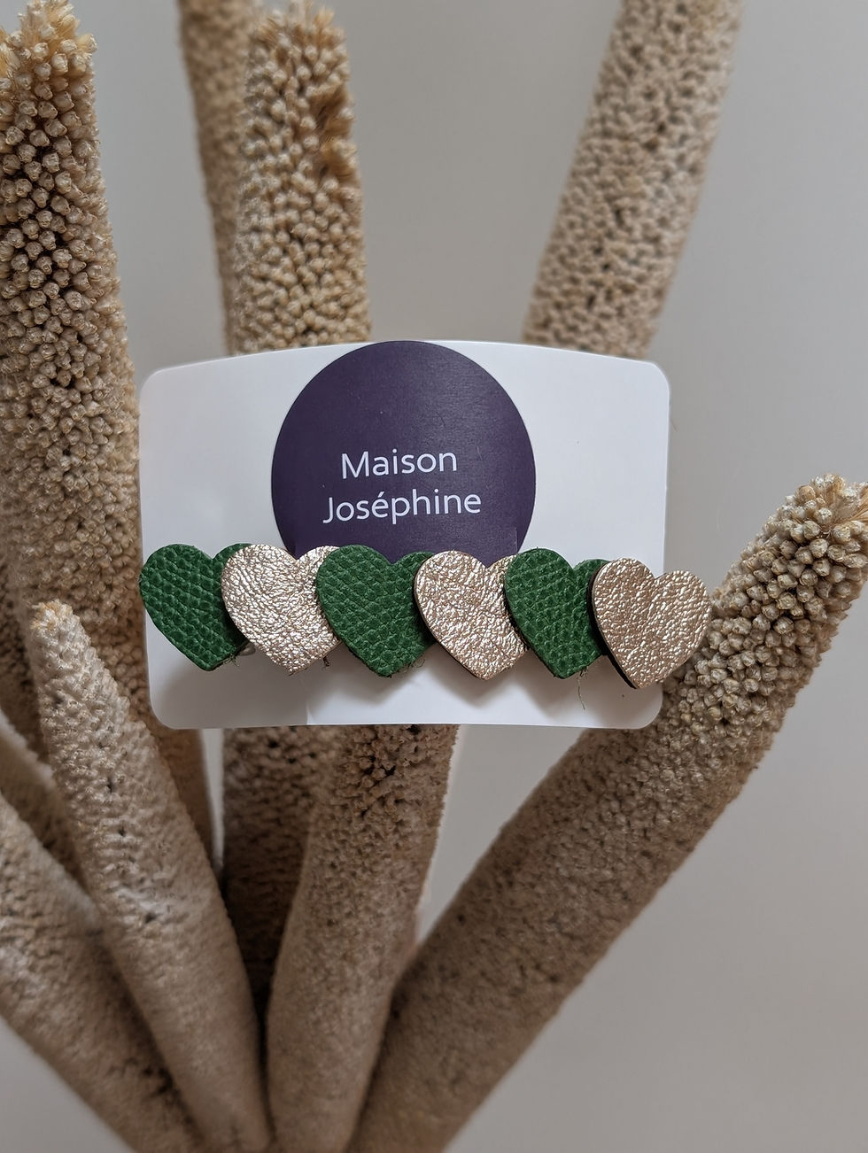 Miniature : Barrette cœurs