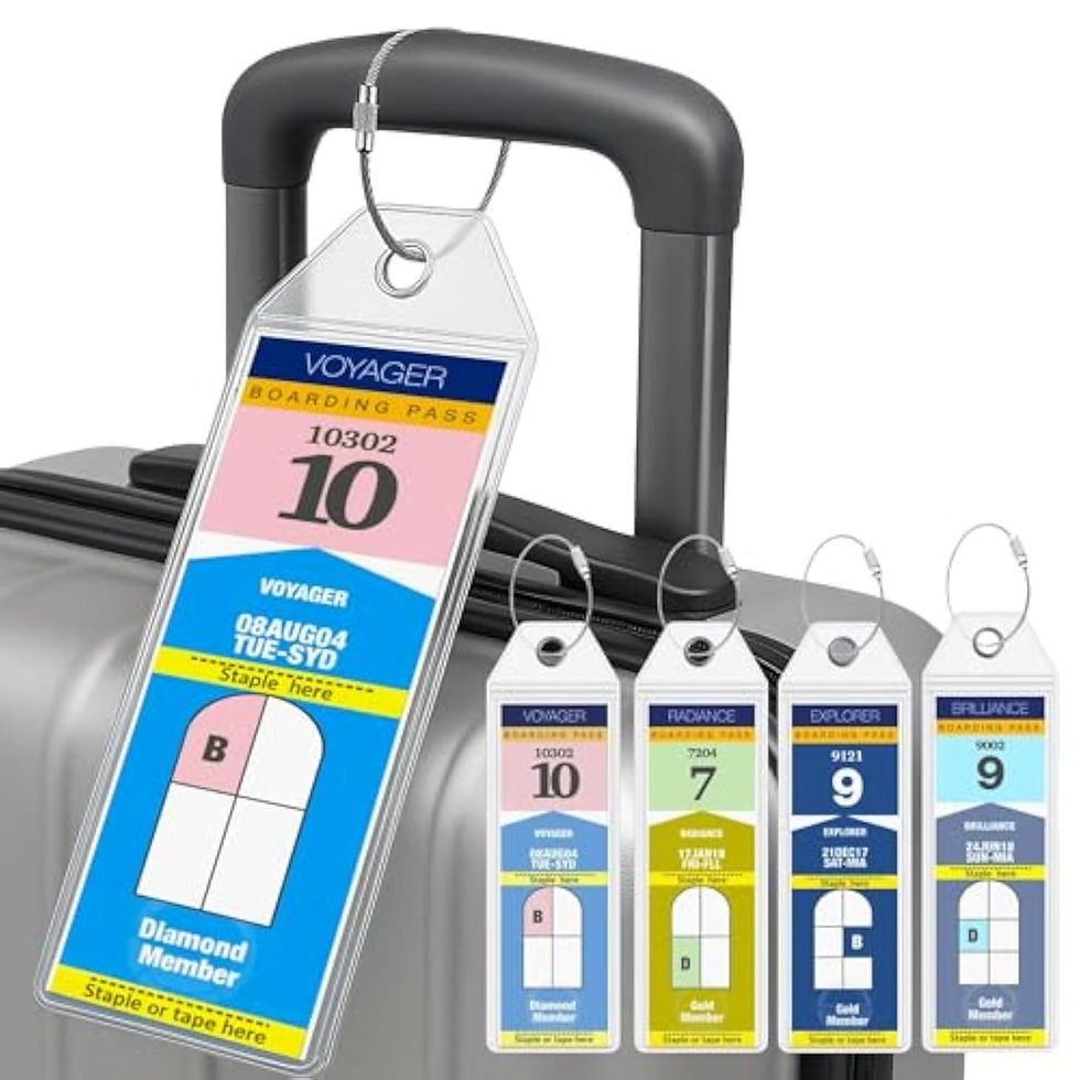 Thumbnail: Royal Caribbean Cruise Luggage Tag Holder (4 Pack) – Fits All Royal Caribbean