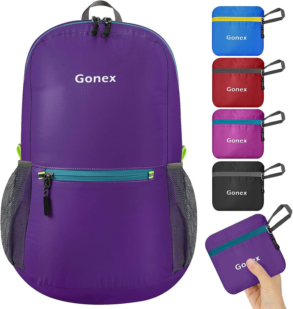 Thumbnail: Gonex Ultra Lightweight Packable Backpack Daypack Handy Foldable Camping Outdoo