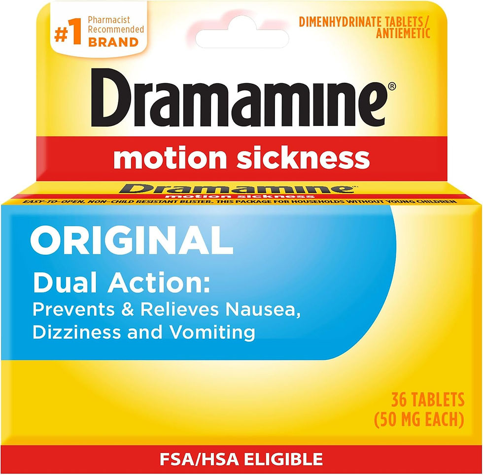 Thumbnail: Dramamine Motion Sickness Relief, Original Tablets, 36 Count | Dual Action to P