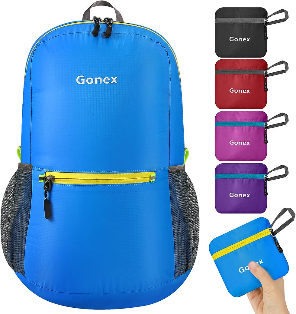 Thumbnail: Gonex Ultra Lightweight Packable Backpack Daypack Handy Foldable Camping Outdoo