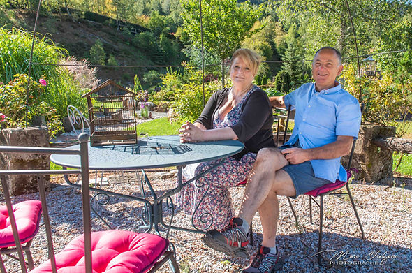 Muriel et Muriel Pierrel du Jardin de Bonnegoutte, lieu dit Travexin, à Cornimont, près de