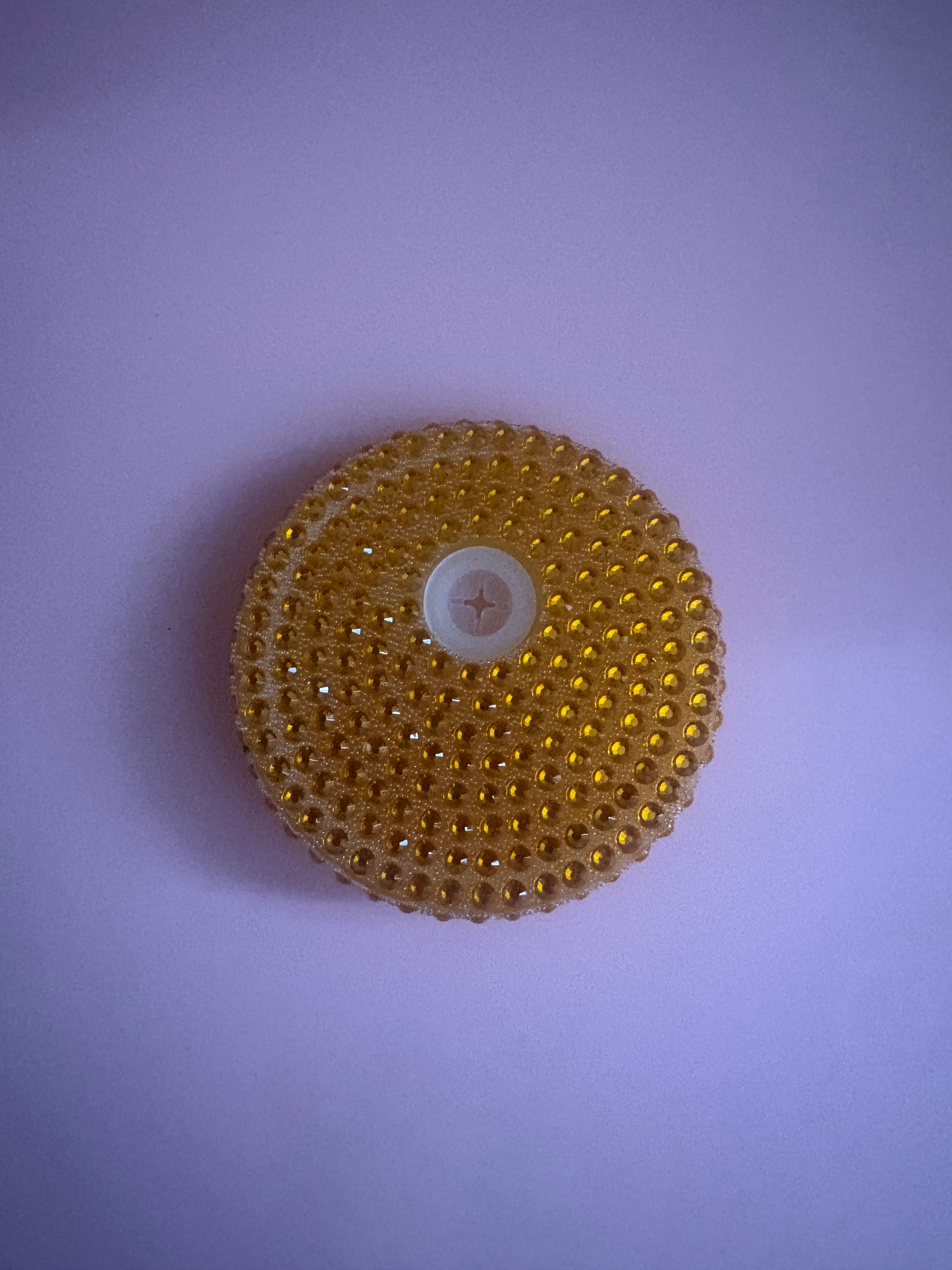 Orange bling lid