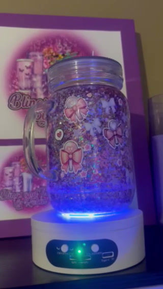 K pop snow globe glitter