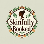 SKINFULLY BOOKED Logo - Feminine Earthy Aesthetic