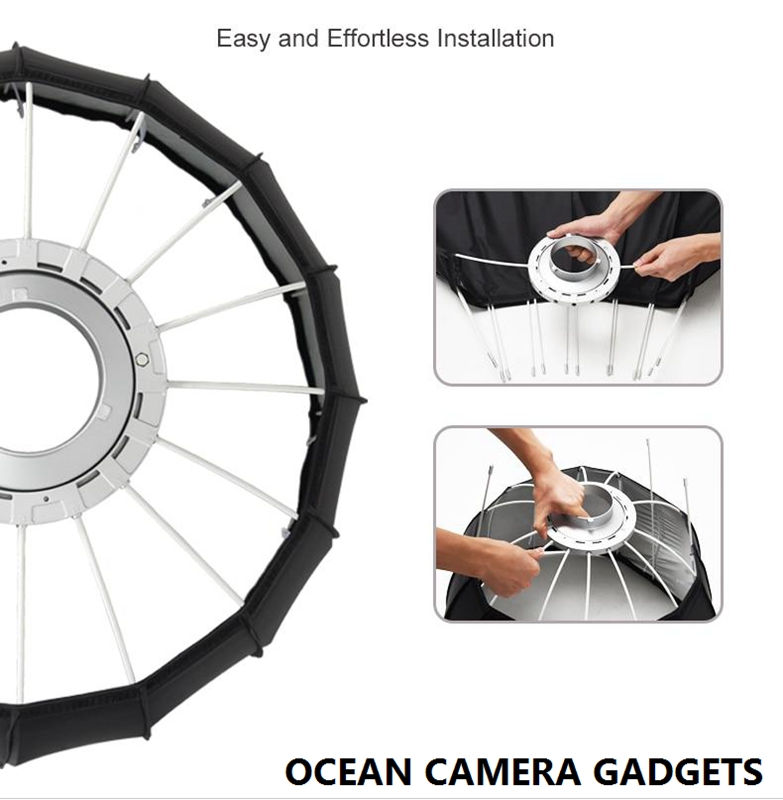Thumbnail: Godox P90H 90cm Umbrella Octagon Deep Parabolic Softbox for Studio light strobe