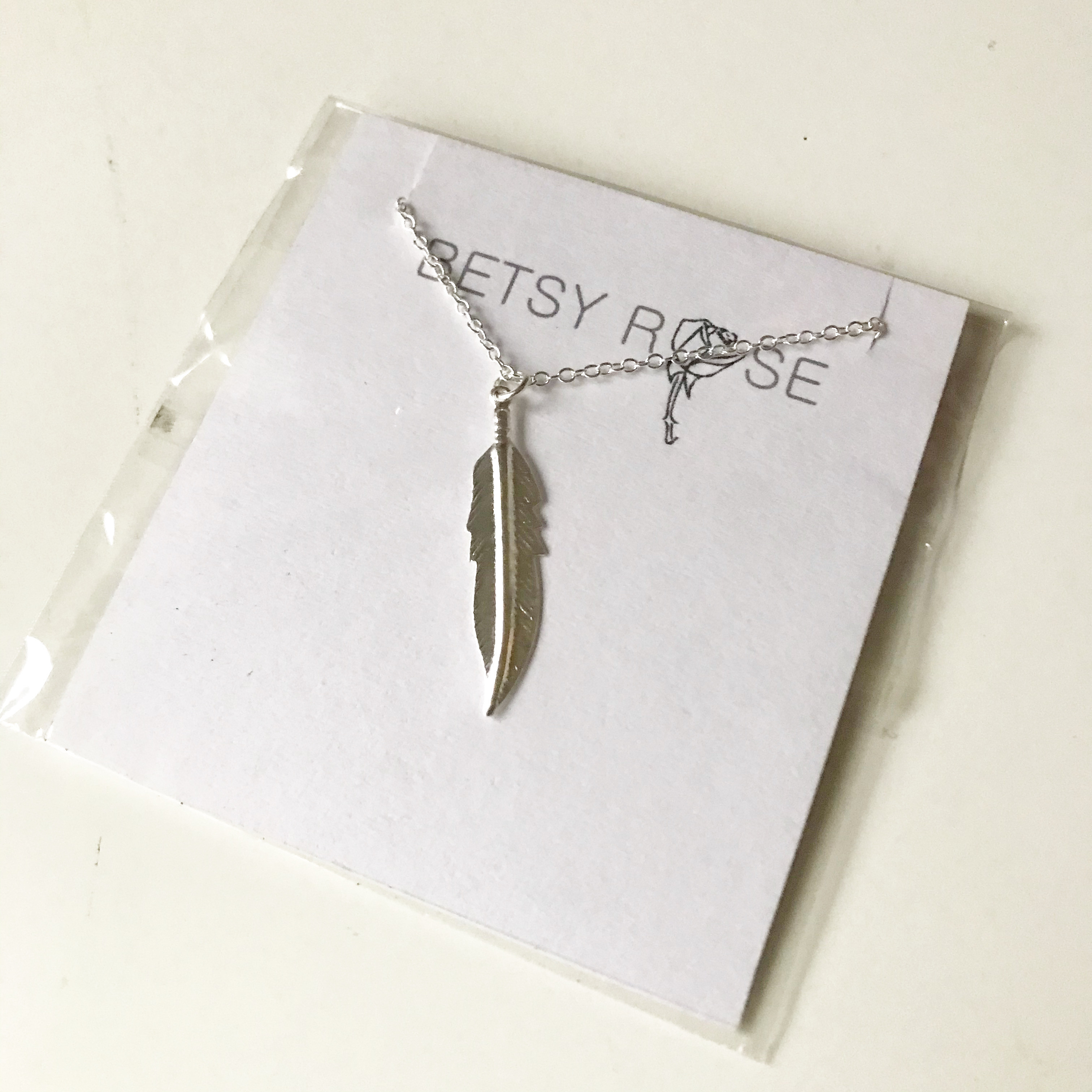 Silver Charm Necklace with postage