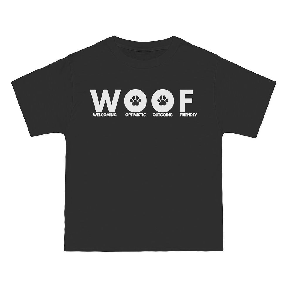 WOOF Tee - Beefy Sizes