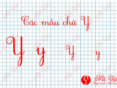 Tổng hợp các cách viết chữ Y chuẩn và mới nhất 2024