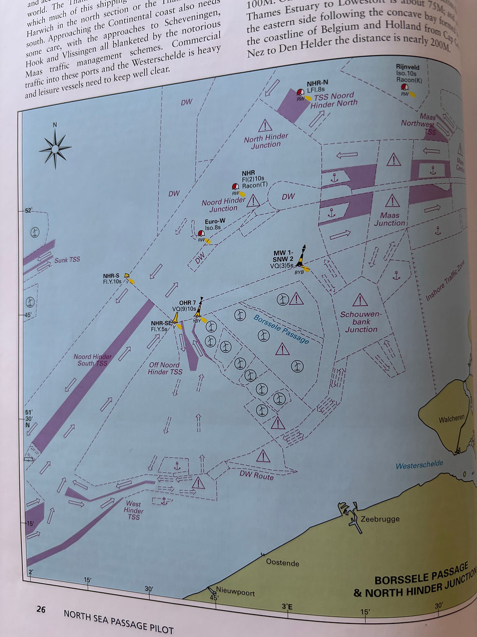 Die Seeverkehrsstrassen vor der Westerschelde