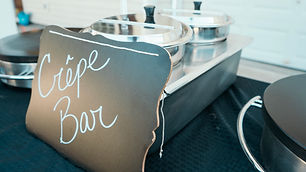 Crepe bar catering