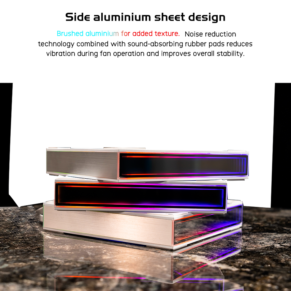 Thumbnail: Transwarp 120mm RGB Case Fan, Infinity Mirror Daisy-Chain 5V ARGB PWM Case Fan 1