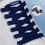 Miniaturbild: am Schuh zeigende Schnürsenkel mit Twist-Lock System, Dunkelblau Navy-blue