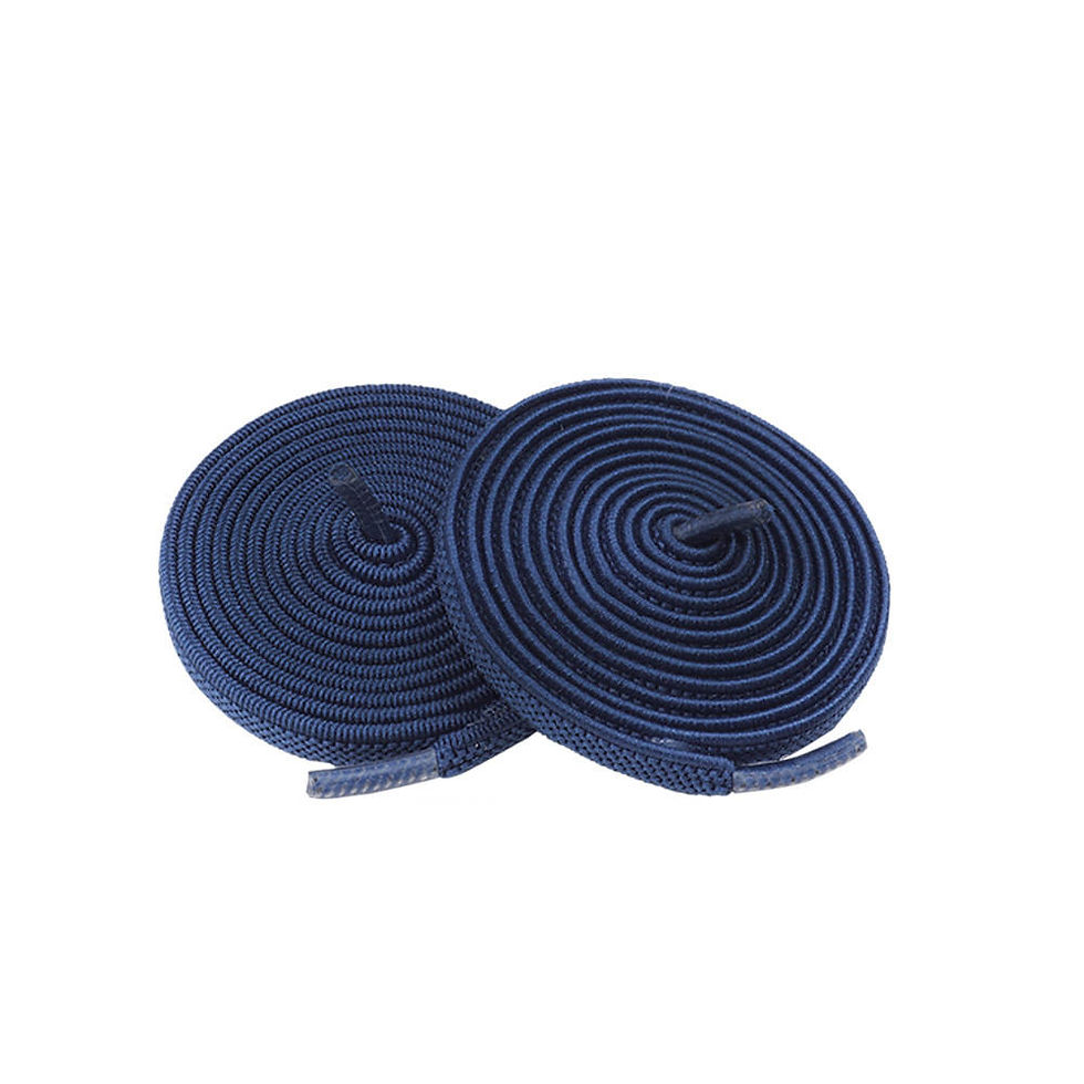 Miniaturbild: eingerollte Schnürsenkel mit Twist-Lock System, Dunkelblau-Navy blue