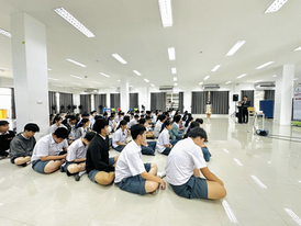 บรรยากาศการอบรมหุ่นยนต์ I-Beam ณ โรงเรียนสาธิตมหาวิทยาลัยขอนแก่น วิทยาเขตหนองคาย สำหรับนักเรียนระดับชั้นมัธยมศึกษาตอนต้น 🏫 📅 วันที่ 30 มิถุนายน 2568